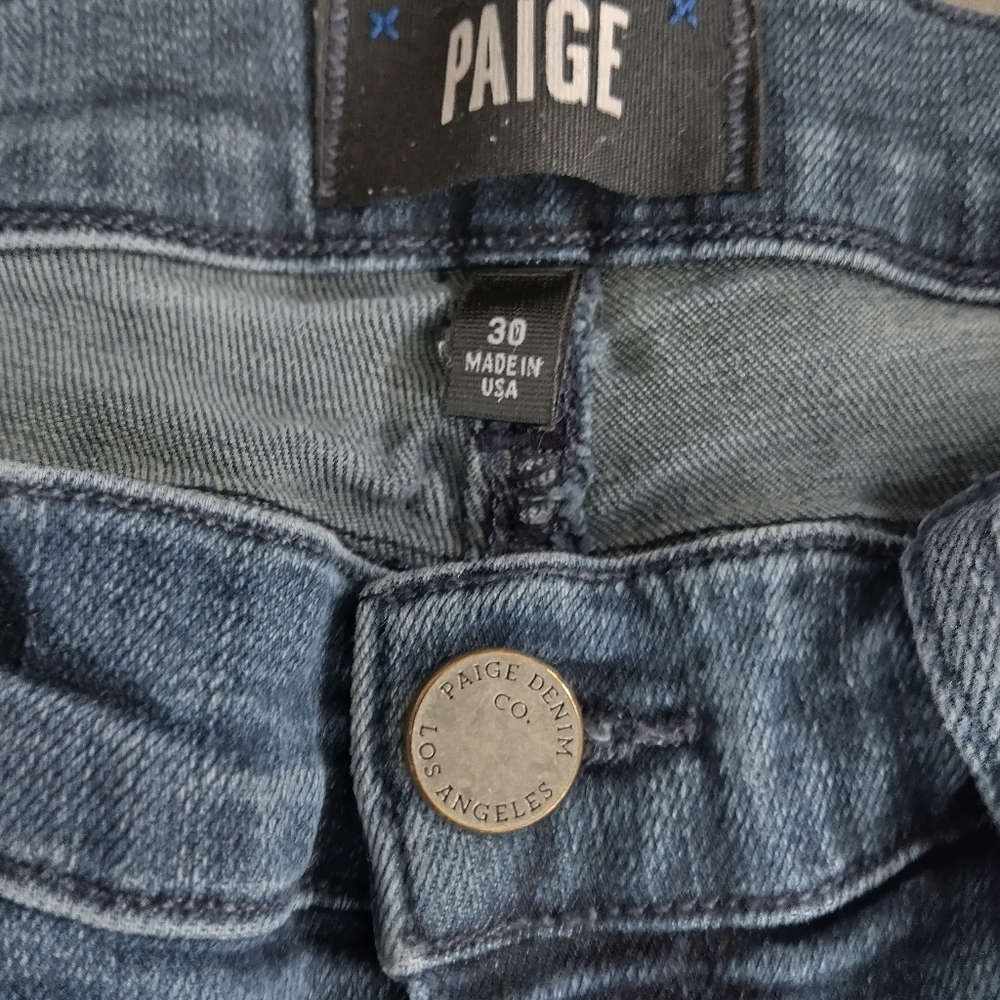 PAIGE VERDUGO CROP JEANS - Picture 5 of 7